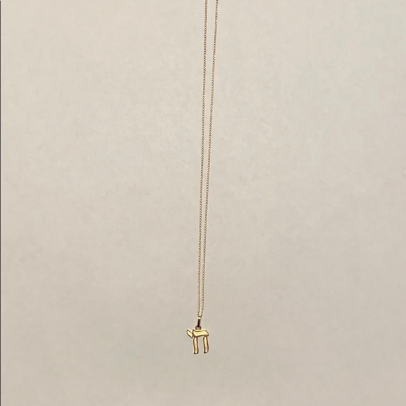 Chai 14k gold necklace - Picture 2 of 5